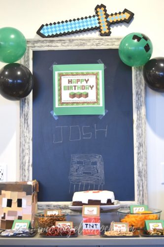 How to create a simple Minecraft birthday party