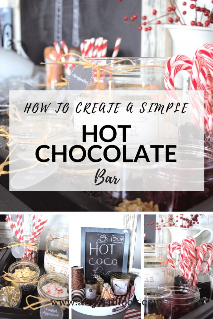 Create a simple hot chocolate bar for your next party